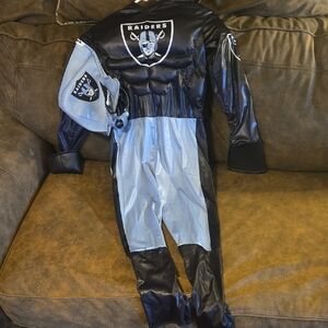 NFL Raiders Black and Silver Halloween Costume Size: M